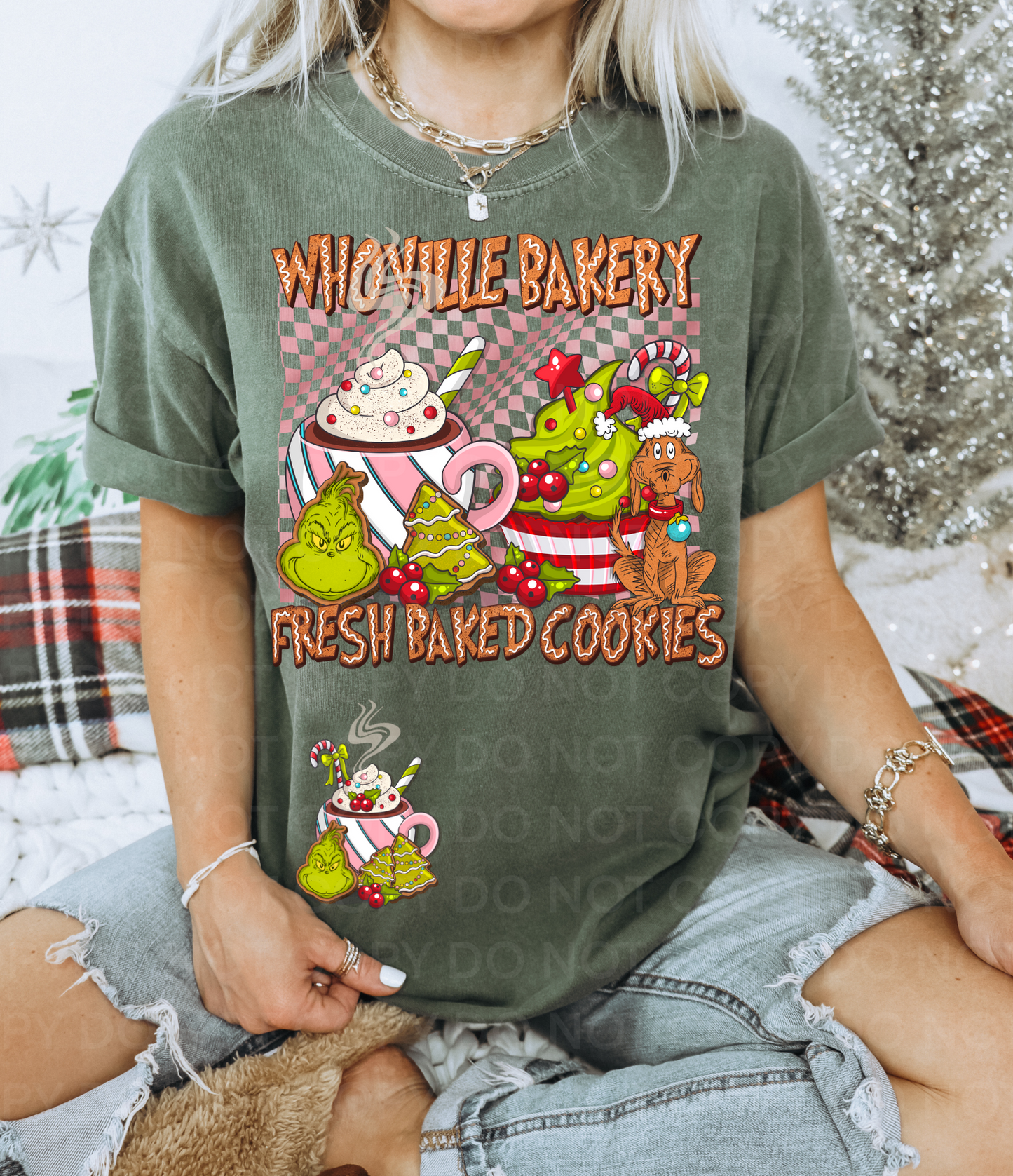 Fresh Baked Cookies- Whoville Bakery Womens Tee