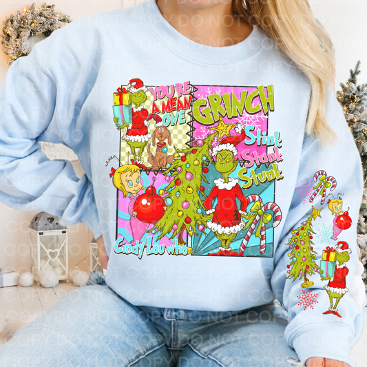 Christmas Green Guy Iconic Womens Sweater