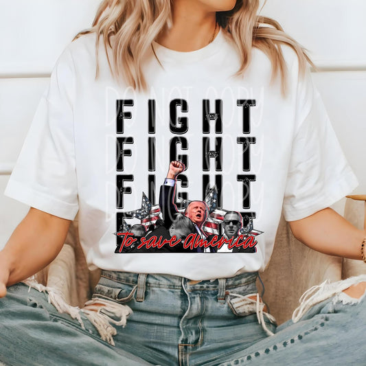 DT Fight To Save America Tee Unisex