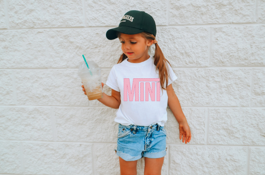 MINI Retro Checkered Toddler/Youth Tee Angela