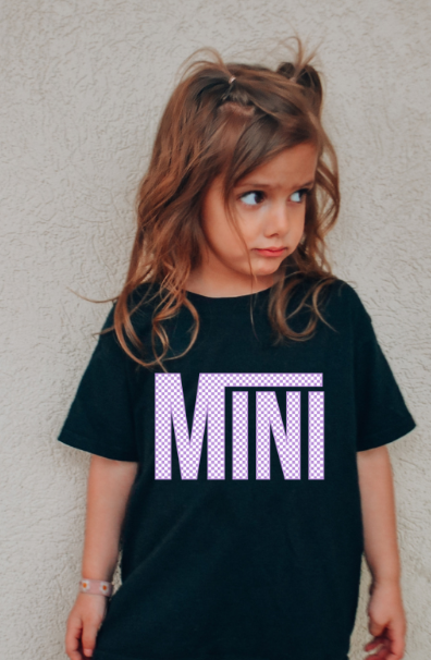 MINI Retro Checkered Toddler/Youth Tee Chelsey